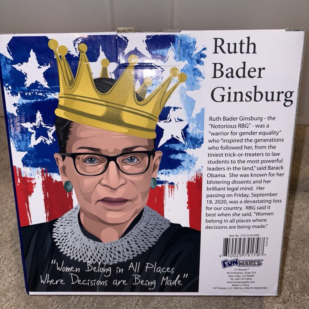 Ruth Bader Ginsburg RBG 1000 Piece Jigsaw Puzzle 27" x 19" NEW Sealed